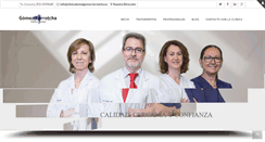 Desktop Screenshot of clinicadentalgomez-larrotcha.es